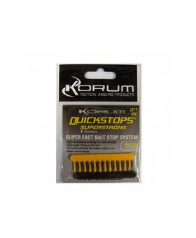 KORUM QUICKSTOPS Yellow/Brown