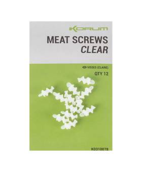 KORUM MEAT SCREWS CLEAR