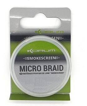 KORUM SMOKESCREEN MICRO BRAID 15lb 10m