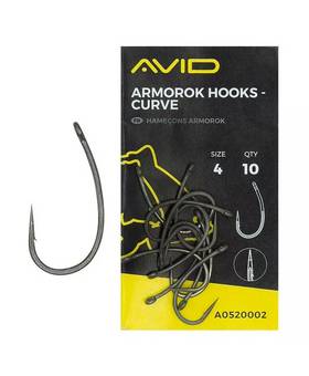 AVID ARMOROK HOOKS CURVE BARBED