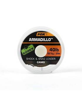 FOX EDGES ARMADILLO SHOCK SNEG LEADER 40LB 20M