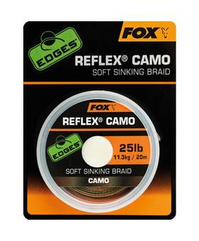 FOX REFLEX CAMO SOFT SINKING BRAID 25lb 20m CAMO