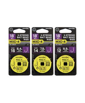 MATRIX MXC-4 X-STRONG BAIT BAND RIGS
