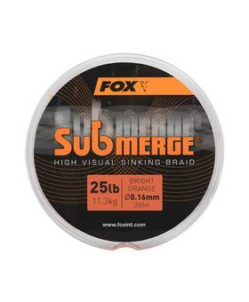 FOX SUBMERGE SINKING BRAID 25LB 0.16mm 300m