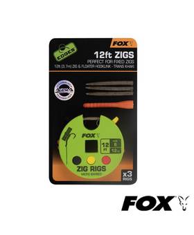 FOX EDGES ZIG RIG 8 12lb 12ft