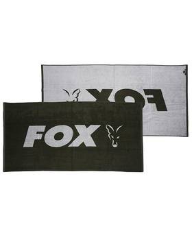 FOX BEACH TOWEL GREEN SILVER BEACH TOWEL