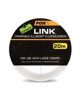 FOX EDGES LINK CRIMPABLE ILLUSION FLUOROCARBON 20m