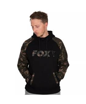 FOX RAGLAN HOODY BLACK CAMO