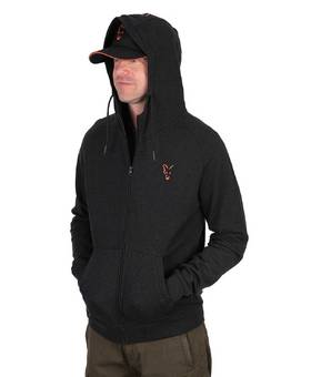 FOX LW HOODY BLACK ORANGE