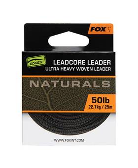 FOX NATURALS LEADCORE LEADER 50LB 25M