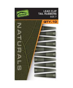 FOX NATURALS LEAD CLIP TAIL RUBBERS 7