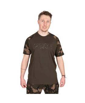 FOX OUTLINE PRINT T-SHIRT KHAKI