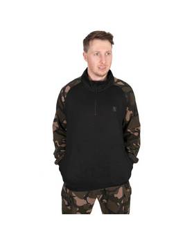 FOX LW 1/4 ZIP PULLOVER BLACK CAMO