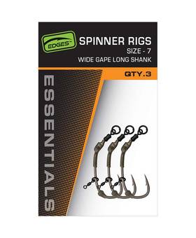 FOX SPINNER RIGS WIDE GAPE LONGSHANK