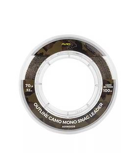 AVID OUTLINE CAMO MONO SNAG LEADER 100m