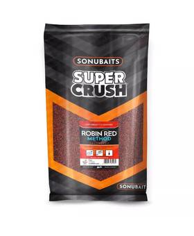 SONUBAITS SUPERCRUSH ROBIN RED METHOD GROUNDBAIT 2kg