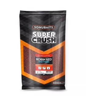 SONUBAITS SUPERCRUSH ROBIN RED METHOD GROUNDBAIT 2kg