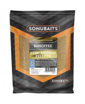 SONUBAITS STIKI METHOD PELLETS BANOFFEE 2mm 650g