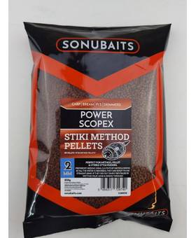 SONUBAITS STIKI METHOD PELLETS POWER SCOPEX 2mm 650g