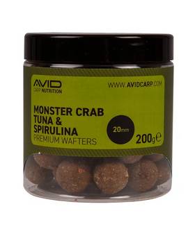 AVID MONSTER CRAB TUNA & SPIRULINA PREMIUM WAFTERS 20mm