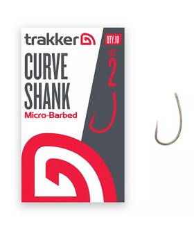 TRAKKER CURVE SHANK MICRO BARBED 10pcs
