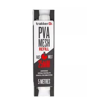 TRAKKER PVA MESH REFILL FAST MELT 25MM 5M