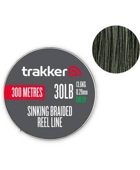 TRAKKER SINKING BRAIDED REEL LINE 300M 30LB