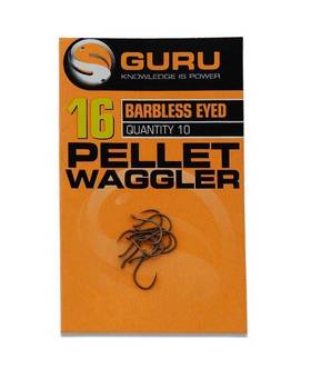 GURU HOOK PELLET WAGGLER BARBLESS EYED