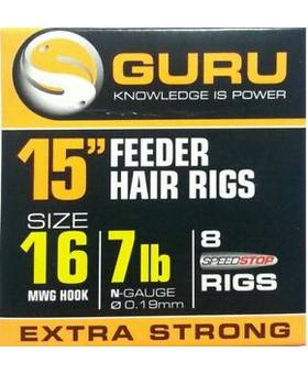 GURU READY RIG FEEDER SPEED STOP HAIR RIG 38CM MWG