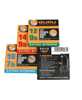 GURU READY RIG FEEDER HAIR RIG 38CM MWG