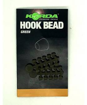 KORDA HOOK BEADS GREEN MEDIUM