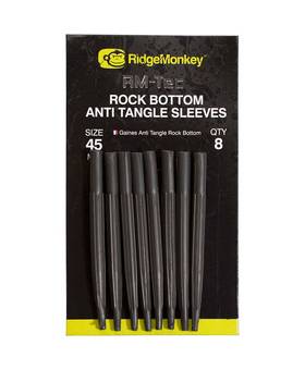 RIDGEMONKEY ANTI TANGLE SLEEVES ROCK BOTTOM 45mm