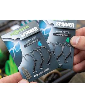 KORDA SPINNER HOOK SECTIONS KURV MICRO BARBED