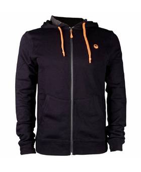 GURU ZIP UP HOODIE BLACK