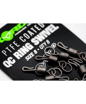 KORDA PTFE COATED QC RING SWIVEL 8