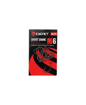 CYGNET SHORT SHANK HOOK BARBED 10pcs