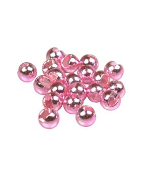 54DS TUNGSTEN BEAD SLOTTED PINK 20 PCS 4mm