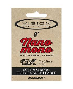 VISION NANO MONO 9ft TAPERED LEADER