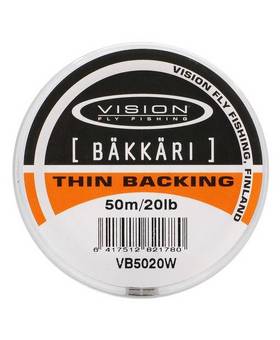 VISION BLAKKARI THIN BACKING 50m 20lb