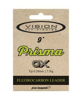 VISION PRISMA 9ft FLUOROCARBON TAPERED LEADER