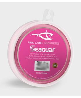 SEAGUAR PINK LABEL 100% FC LEADER PINK 0.81mm 80lb 22.9m