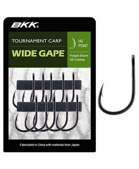 BKK TOURNAMENT CARP WIDE GAPE 10pcs