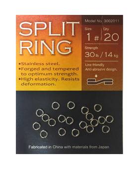 BKK STAINLESS SPLIT RING #1