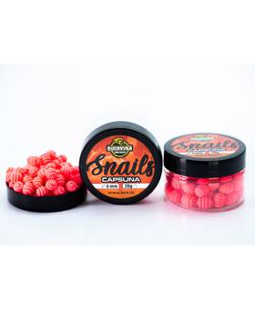 BUCOVINA CARP BAITS WAFTERS SNAILS STRAWBERRY 6MM 20G