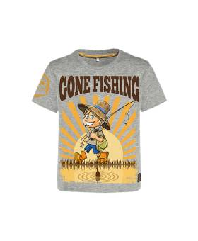 HOTSPOT DESIGN T-SHIRT CHILDREN GONE FISHING 5-6yrs