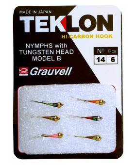 TEKLON FLIES ASSORT TUNGSTEN PERDIGON NYMPHS