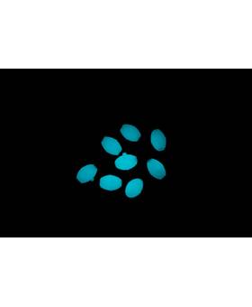 ASARI SOFT LUMINOUS OVAL BEADS BLUE