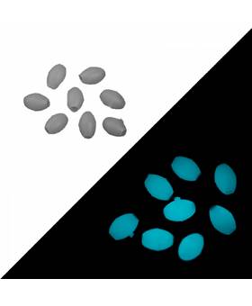 VERCELLI OVAL SILICONE BEAD L #BLUE