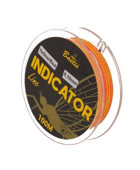 BAETIS INDICATOR LINE YELLOW/RED 100m 0,14mm