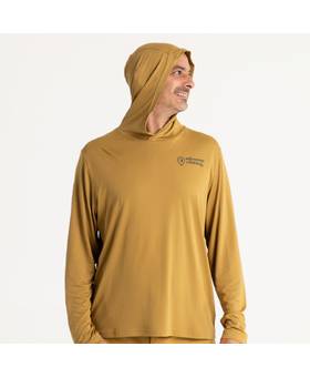 ADVENTER & FISHING UV HOODIE MUSTARD